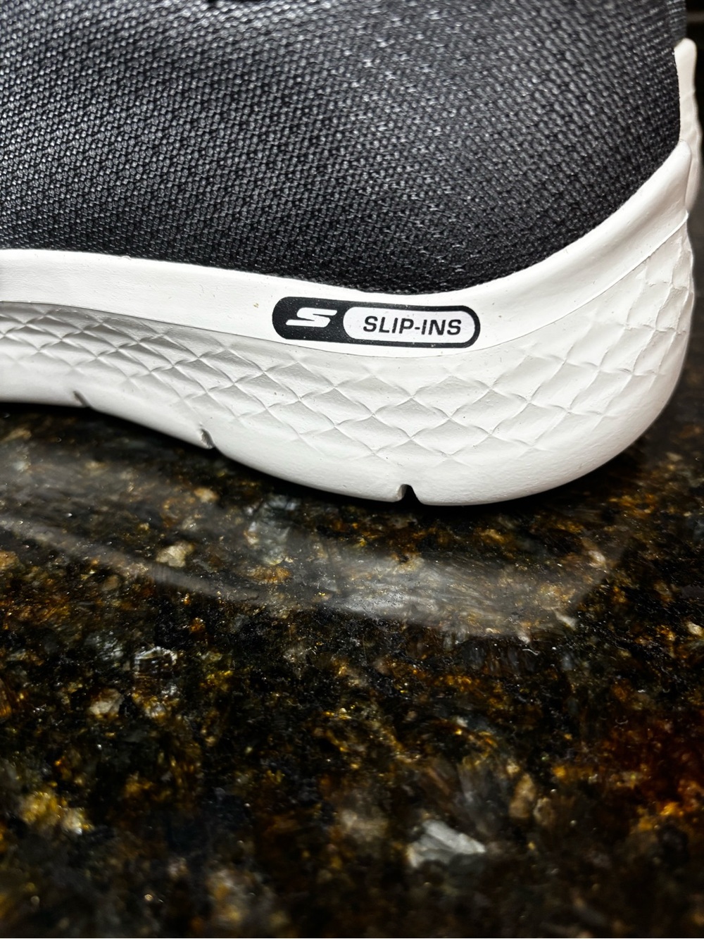SKECHERS NWOT GOWALK Lightweight Grey & Black Ombré Slip-On Sneaker - Picture 5 of 11